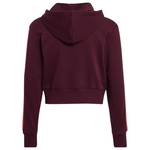 Adidas Παιδική ζακέτα Essentials 3-Stripes French Terry Full-Zip Cropped Hoodie